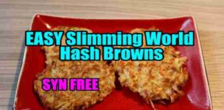 EASY Slimming World Hash Browns - SYN FREE
