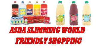 ASDA SLIMMING WORLD FRIENDLY SHOPPING Drinks 2022