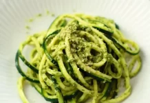 Zucchini Noodles with Avocado Pesto