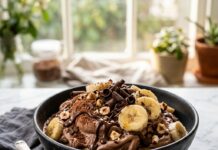 Rich Chocolate Banana Ice Cream (Easy Healthy Recipe)