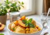 Healthy Peach Ice Cream (Easy Homemade 4-Ingredient Recipe)