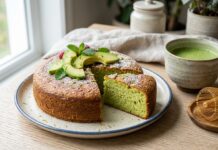 Creamy Japanese Avocado Cake (Easy Homemade Recipe)