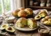 Soft Potato Avocado Yogurt Buns (Easy Flourless Homemade Recipe)
